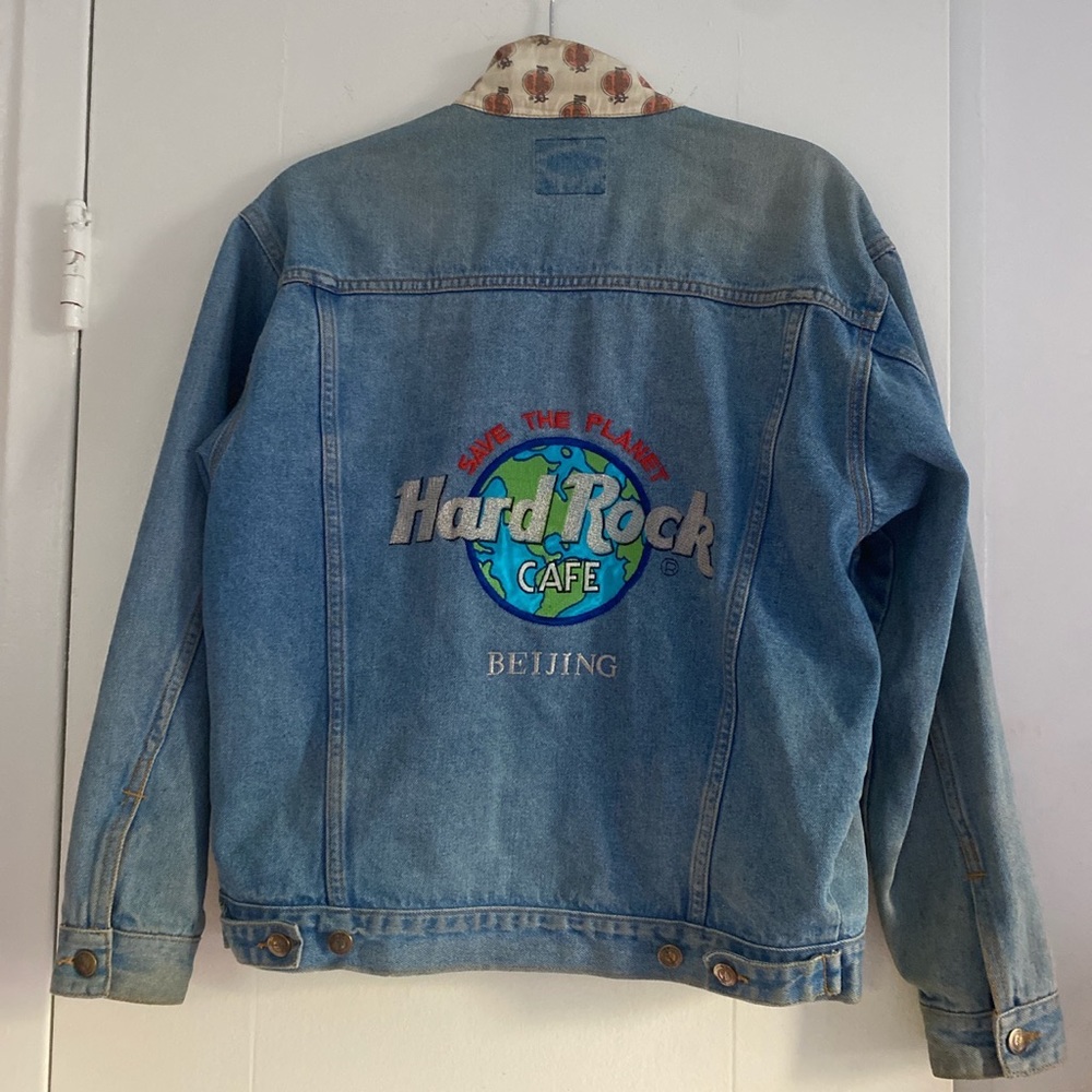 Vintage 1960’s hard rock denim jacket
